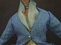 Close on Neckline