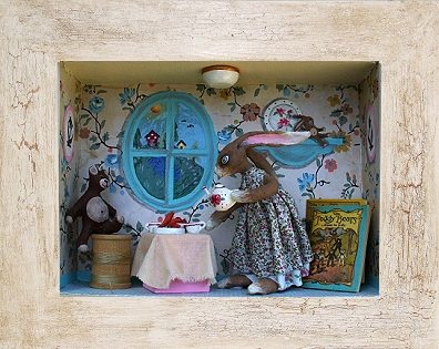 harlotte's Tea Party Shadow Box