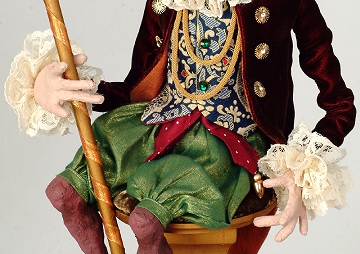 Jester, Seated, character doll