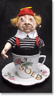 Tweedle Dee, doll pin cushion